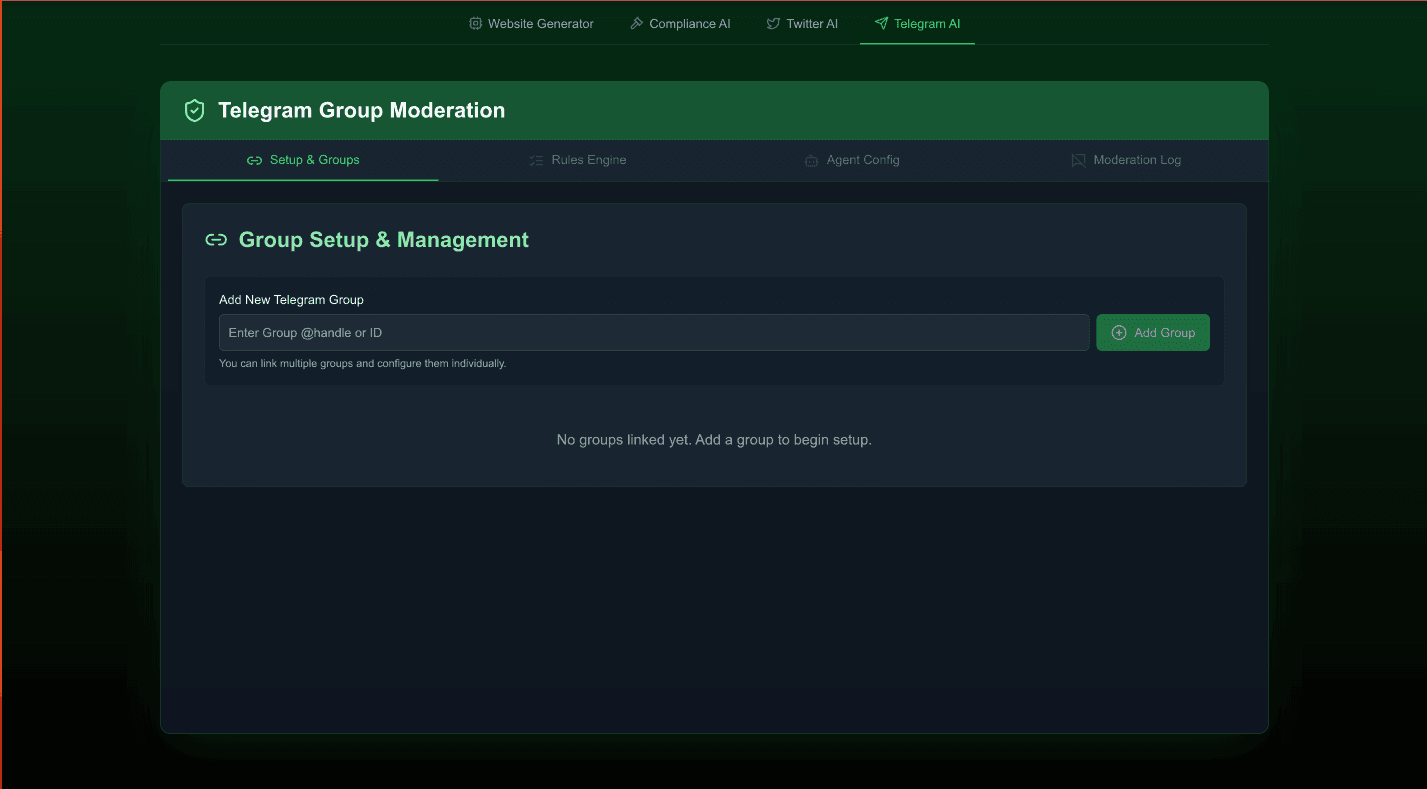 Toky.fun Telegram Moderation & Education Studio
