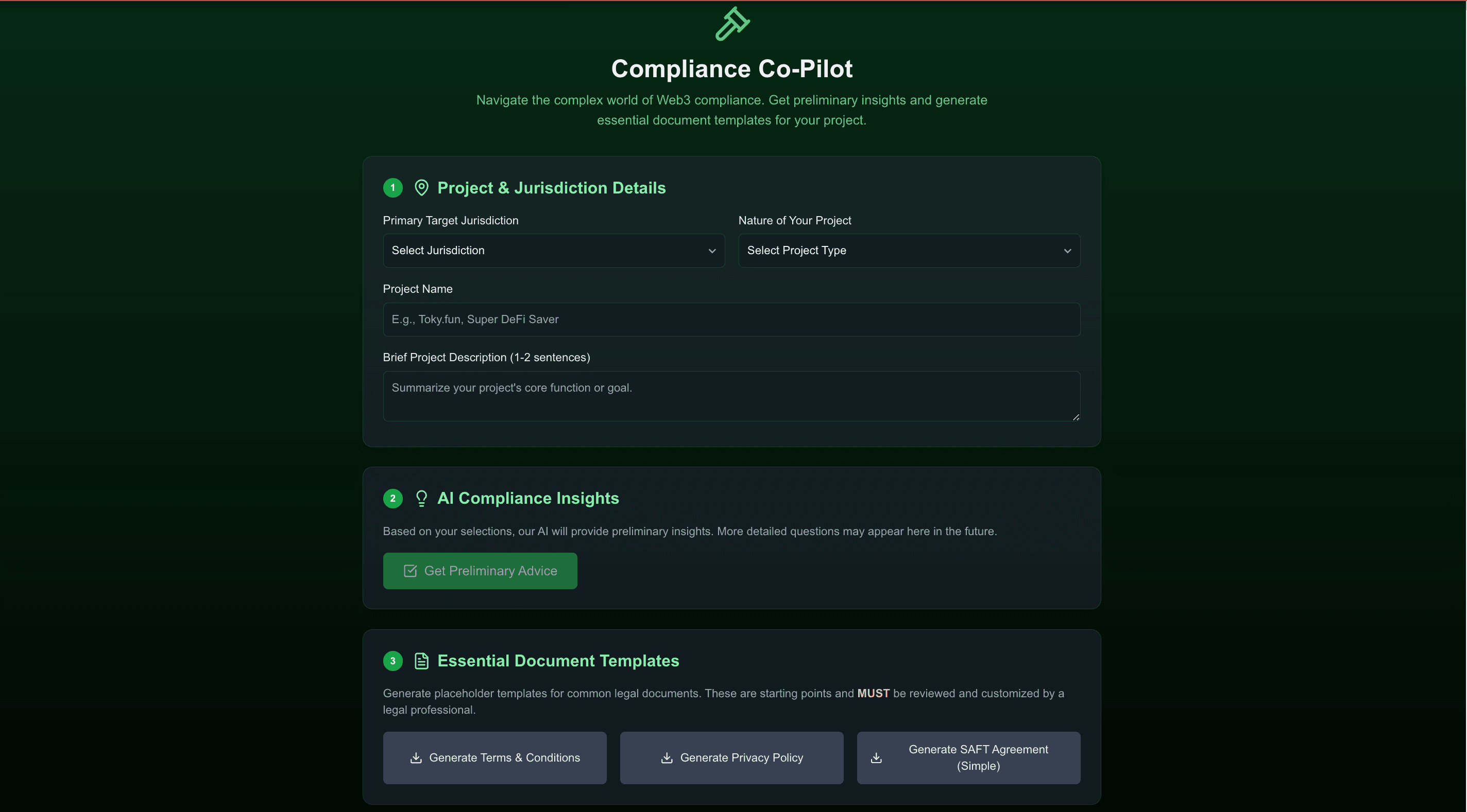 Toky.fun LegalComplaince Co-pilot